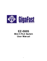 Gigafast EZ500-S User Manual preview