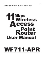 Предварительный просмотр 1 страницы Gigafast WF711-APR User Manual