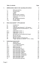 Preview for 2 page of Gigahertz-Optik P-9710 Series User Manual