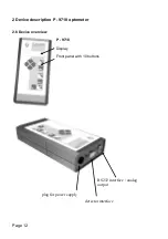 Preview for 12 page of Gigahertz-Optik P-9710 Series User Manual