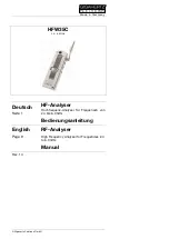 Preview for 2 page of Gigahertz Solutions HFW35C Manual