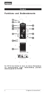 Preview for 4 page of Gigahertz Solutions HFW59D Manual