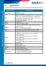 Preview for 15 page of GIGAIPC iTXL-Q170A User Manual