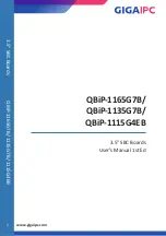 GIGAIPC QBiP-1115G4EB User Manual preview