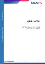 GIGAIPC QBiP-1605B User Manual preview