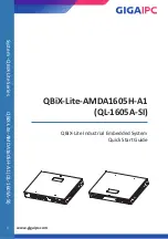 GIGAIPC QBiX-Lite Series Quick Start Manual предпросмотр