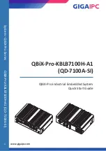 GIGAIPC QBiX-Pro-KBLB7100H-A1 Quick Start Manual preview