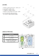 Предварительный просмотр 19 страницы GIGAIPC QBiX-TGLA1115G4E-A1 Quick Start Manual