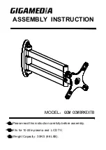 GIGAMEDIA GGM CCMBRKEXTB Assembly Instructions preview