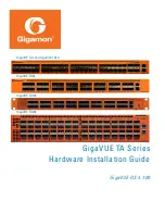 Предварительный просмотр 1 страницы Gigamon GigaVUE TA Series Hardware Installation Manual