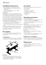 Preview for 5 page of Gigant Flex 200 Operating Instructions Manual