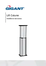 Gigant Lift Column Series Installation Instructions preview