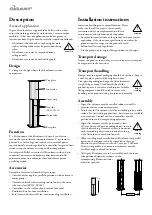 Предварительный просмотр 2 страницы Gigant Lift Column Series Installation Instructions