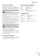 Предварительный просмотр 3 страницы Gigant Lift Column Series Installation Instructions