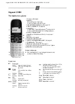 Gigaset A18H User Manual preview