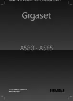 Gigaset A580 IP Instruction Manual preview