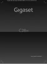 Gigaset C28H User Manual preview