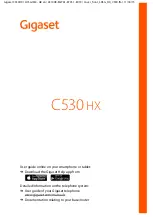 Предварительный просмотр 1 страницы Gigaset C530HX Manual