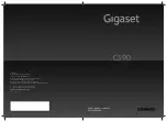 Предварительный просмотр 1 страницы Gigaset C590 User Manual