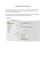Preview for 1 page of Gigaset C610ip Setup Manual