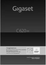 Gigaset c620h Instruction Manual preview