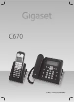 Gigaset C670 Manual preview