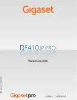 Gigaset DE410 IP Pro User Manual предпросмотр