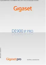 Gigaset DE900 IP Pro User Manual предпросмотр