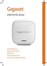 Preview for 4 page of Gigaset elements door Quick Start Manual