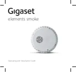 Gigaset Elements smoke Operating And Installation Manual preview