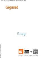 Gigaset G-tag Manual preview