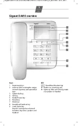 Preview for 1 page of Gigaset Gigaset DA410 Overview