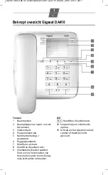 Preview for 23 page of Gigaset Gigaset DA410 Overview