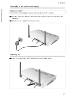 Preview for 23 page of Gigaset Gigaset SE555 WLAN dsl First Steps