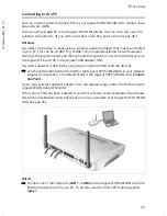 Предварительный просмотр 25 страницы Gigaset Gigaset SX553 WLAN dsl First Steps