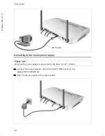 Предварительный просмотр 26 страницы Gigaset Gigaset SX553 WLAN dsl First Steps