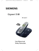 Gigaset Gigasrt S 88 User Manual And Safety Precautions preview