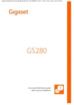 Gigaset GS280 Manual предпросмотр