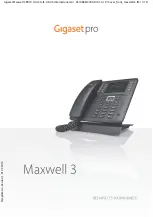 Предварительный просмотр 1 страницы Gigaset Maxwell 3 Manual