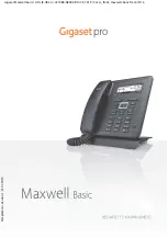 Gigaset Maxwell Basic Manual preview