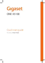 Preview for 1 page of Gigaset ONE X5100 Quick Start Manual