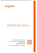 Gigaset PREMIUM 300 HX Manual preview