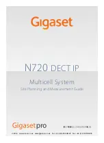 Preview for 1 page of Gigaset Pro N720 DECT IP Site Planning And Measurement Manual