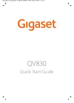 Preview for 1 page of Gigaset QV830 Quick Start Manual