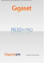 Gigaset r630h pro Instruction Manual preview