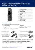 Preview for 1 page of Gigaset R650H PRO Quick Start Manual