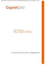 Preview for 1 page of Gigaset R700H PRO Manual