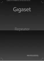 Gigaset Repeater User Manual предпросмотр