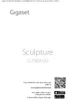 Preview for 1 page of Gigaset Sculpture CL750A GO Manual