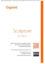 Gigaset Sculpture CL750HX User Manual предпросмотр